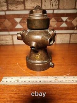 Rare Fire Nozzle Cellar Nozzle M. D Larkin Dayton Ohio