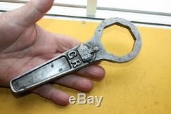 Rare Fire Service Brigade Hose Wrench Nozzle Spanner Fireman Engine Equipment #