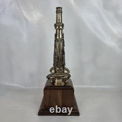 Rare Firefighter Playpipe Fire Hose Nozzle Solid Bronze Award Trophy No Plaque