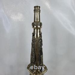 Rare Firefighter Playpipe Fire Hose Nozzle Solid Bronze Award Trophy No Plaque