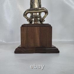 Rare Firefighter Playpipe Fire Hose Nozzle Solid Bronze Award Trophy No Plaque