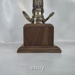 Rare Firefighter Playpipe Fire Hose Nozzle Solid Bronze Award Trophy No Plaque