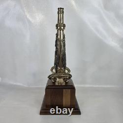 Rare Firefighter Playpipe Fire Hose Nozzle Solid Bronze Award Trophy No Plaque