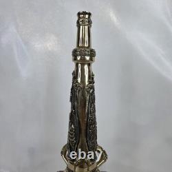 Rare Firefighter Playpipe Fire Hose Nozzle Solid Bronze Award Trophy No Plaque