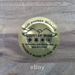 Rare Firefighter Playpipe Fire Hose Nozzle Solid Bronze Award Trophy No Plaque