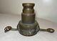 Rare Antique Brass Pt Large Firefighter Fire Hose Nozzle Standpipe Attachment