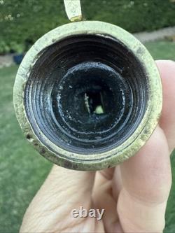 Restored Antique Magic Brass Fire Nozzle Pat Date 1897 Rare Beauty. Z9