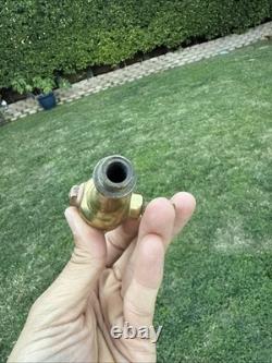 Restored Antique Magic Brass Fire Nozzle Pat Date 1897 Rare Beauty. Z9