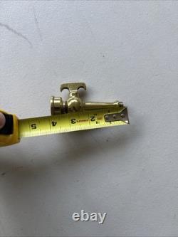 Restored Antique Magic Brass Fire Nozzle Pat Date 1897 Rare Beauty. Z9