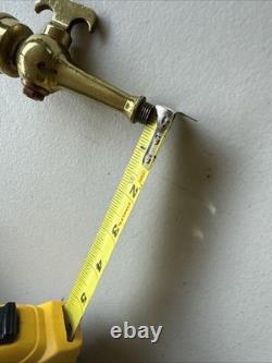 Restored Antique Magic Brass Fire Nozzle Pat Date 1897 Rare Beauty. Z9