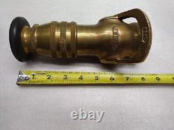 Riepling Brass Fire Hose Nozzle Antique