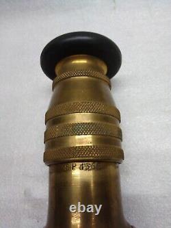 Riepling Brass Fire Hose Nozzle Antique