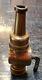 Rival Solid Brass Fire Nozzle 6.5 Made In France On / Off Lever