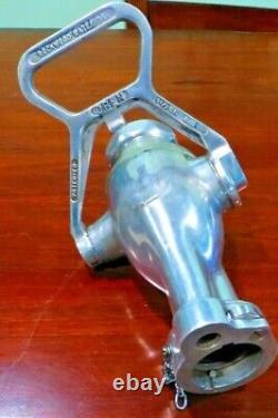 Rockwood sprinkler Co. Rockwood Water Fog 1 1/2 S. G. Fire dept. Aluminum nozzle