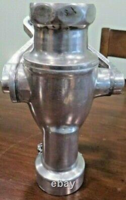 Rockwood sprinkler Co. Rockwood Water Fog 1 1/2 S. G. Fire dept. Aluminum nozzle