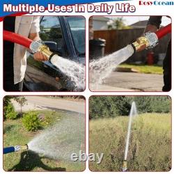 RosyOcean Heavey Duty 2 NPSH Brass Fire Hose Nozzle with 2 x 2 Inch Aluminum