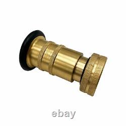 SAFBY Fire Hose Nozzle NPSH/NPT Thermoplastic Fire Equipment Spray Jet Fog wi