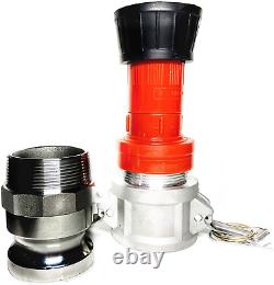 SAFBY Fire Hose Nozzle NPSH/NPT Thermoplastic Fire Equipment Spray Jet Fog with