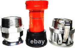 SAFBY Fire Hose Nozzle NPSH/NPT Thermoplastic Fire Equipment Spray Jet Fog with