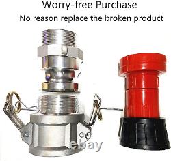 SAFBY Fire Hose Nozzle NPSH/NPT Thermoplastic Fire Equipment Spray Jet Fog with