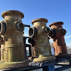 SALVAGE MUELLER FIRE HYDRANTS, Lot of 8, 23 Tall, 123 lbs each, 1986
