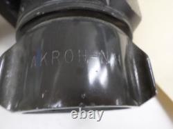 STYLE 5115 AKRON AKROMATIC FIRE HOSE NOZZLE 1 1/2 NH Inlet
