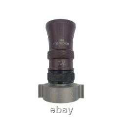 S&H Fire Products 1 NPSH Nozzle & NFES 1.5 NH x 1 Reducer Adapter Wildland