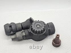 S&H Products 1 Twin Tip Forestry Fire Nozzle, with 3/8 and 3/16 Stream Tips