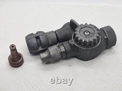 S&H Products 1 Twin Tip Forestry Fire Nozzle, with 3/8 and 3/16 Stream Tips