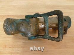 S. S. United Sates N. Y. Ocean Liner Brass Fire Hose Fognozl All Purpose Nozzle