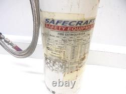 Safecraft 10LB Racing Fire Extinguisher Bottle Guage Asphalt Oval Dirt Empty