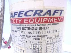 Safecraft 10LB Racing Fire Extinguisher Bottle Guage Asphalt Oval Dirt Empty