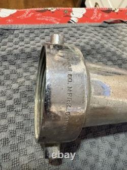 Samuel Eastman Co. Mfrs. Concord N. H Chrome Brass 1 3/4 In Fire Nozzle