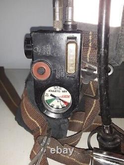 Scott Airpak 4.5 Harness Air Pressure Gauge Ez Flo Regulator Fire Fighter Rescue