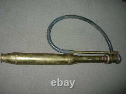 Seldom Found Vintage LARGE BRASS AER-O-FOAM FIRE FIGHTER FOAM Application NOZZLE