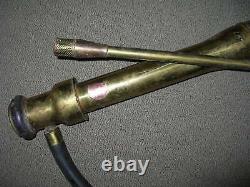 Seldom Found Vintage LARGE BRASS AER-O-FOAM FIRE FIGHTER FOAM Application NOZZLE