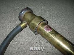 Seldom Found Vintage LARGE BRASS AER-O-FOAM FIRE FIGHTER FOAM Application NOZZLE