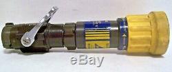 Select-O-Matic Fire Hose Nozzle Elkhart Brass SM-30FLP 1.5 75-325 GPM 75 PSI