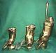 Set Of 3 Vintage Navy Type Fire Department Fire Fighting Nozzles