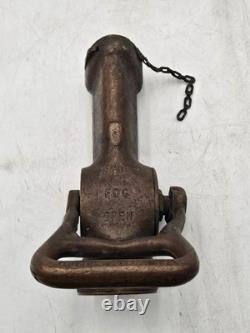 Solid Brass Army Navy (AN) All Purpose Fire Nozzle