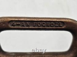 Solid Brass Army Navy (AN) All Purpose Fire Nozzle