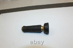 Solid Brass Fire Nozzle Style Hose Sprayer 4 With Coated Rubber Grip