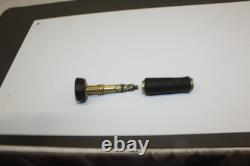Solid Brass Fire Nozzle Style Hose Sprayer 4 With Coated Rubber Grip