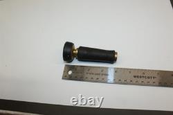 Solid Brass Fire Nozzle Style Hose Sprayer 4 With Coated Rubber Grip