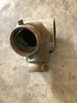 Solid Brass Seco Double Clapper 4 Fire Hydrant Hose Connection Dept. Siamese