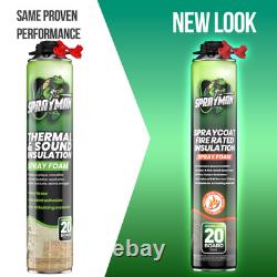 Sprayman Spray Foam Insulation Kit Closed Cell Expanding Fire Rated 720 BdFt 36P