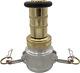 Springspray 2 Npsh Aluminum Camlock Fitting Coupling With Brass Fire Hose Nozzl
