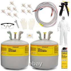 Stanley Spray Foam Insulation Kit Closed Cell Self Expanding Class A Fire Rated