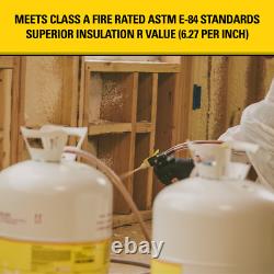 Stanley Spray Foam Insulation Kit Closed Cell Self Expanding Class A Fire Rated
