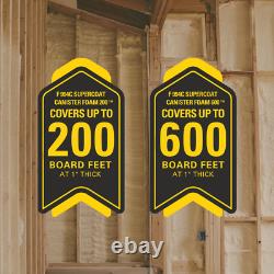 Stanley Spray Foam Insulation Kit Closed Cell Self Expanding Class A Fire Rated